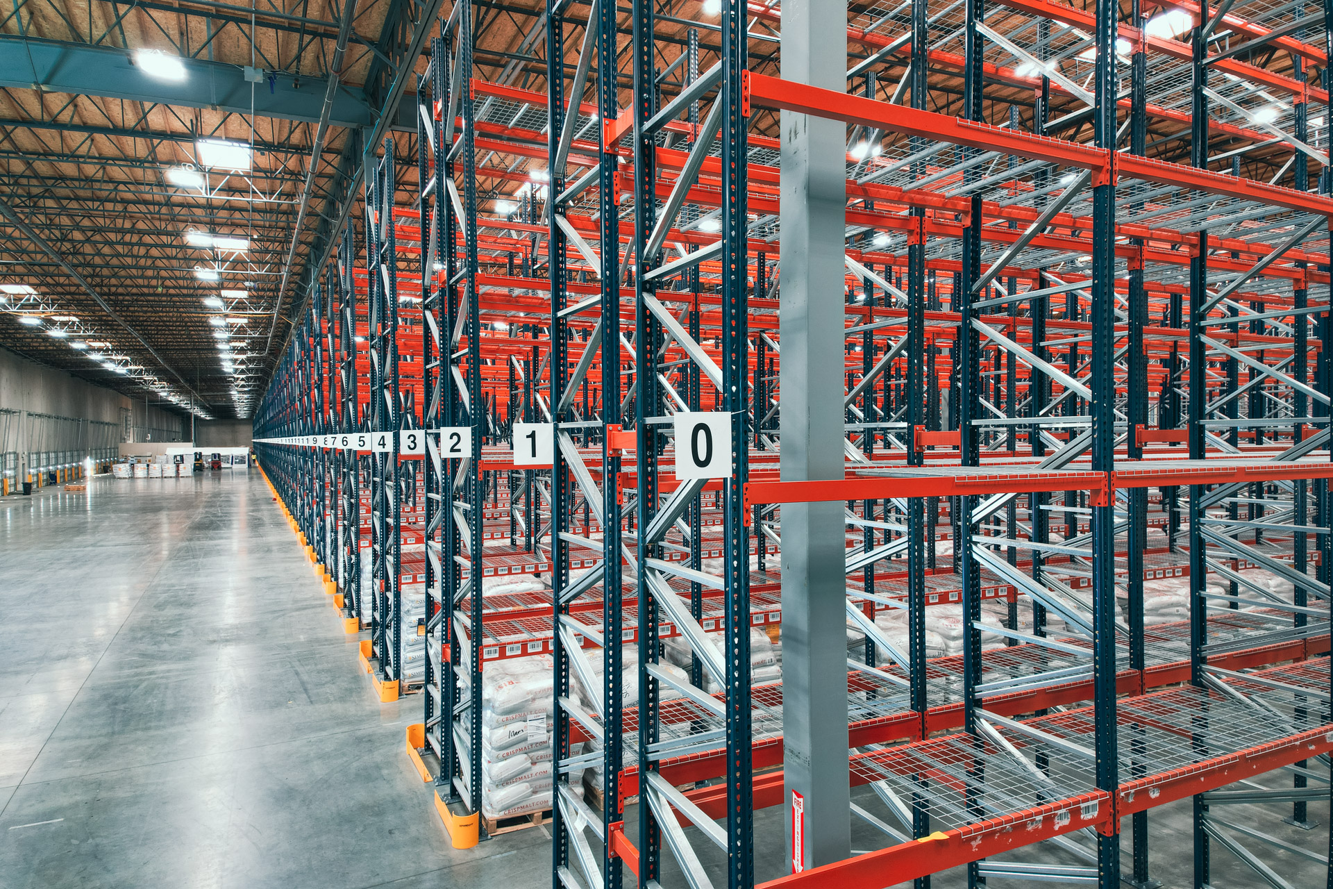 Industrial pallet racking warehouse in Murray Utah